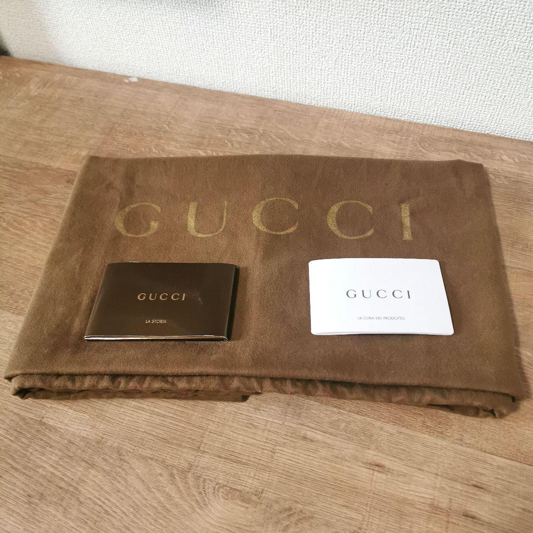 GUCCI　ボストンバックGG柄　シルバーメッキ調