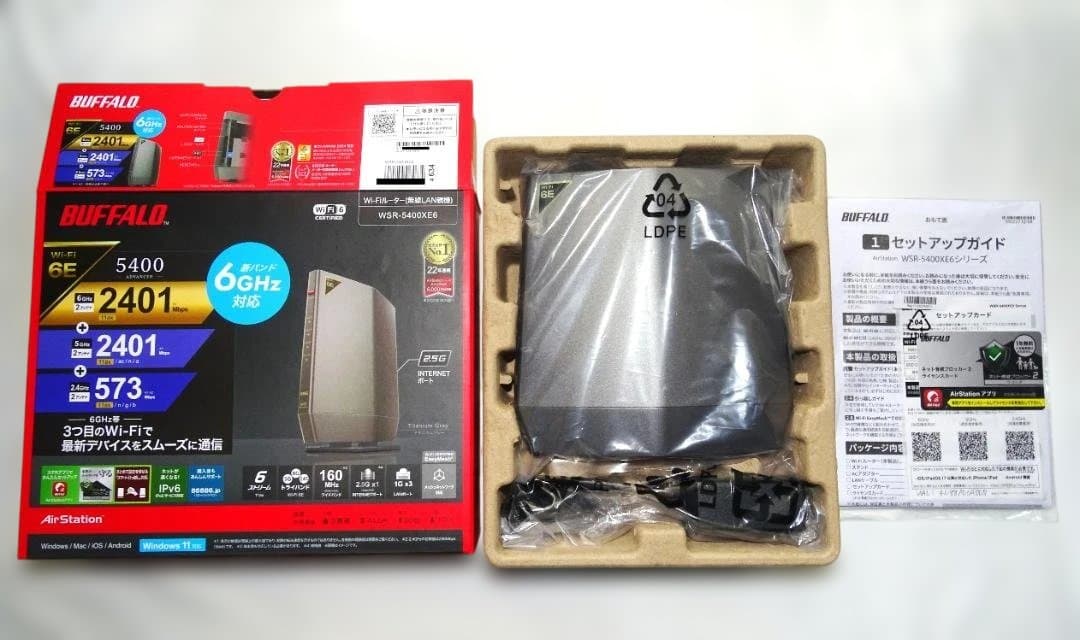 BUFFALO 無線LANルーター WSR-5400XE6