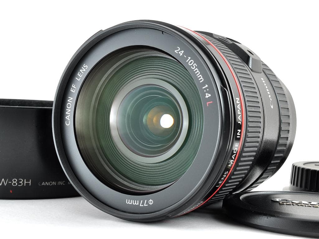 美品 キヤノン Canon EF 24-105mm f4 L IS USM 動確