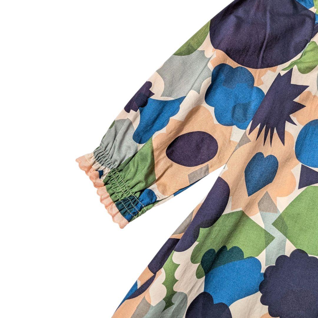 新品未使用 130 ミナペルホネン ワンピース flower basket 花柄