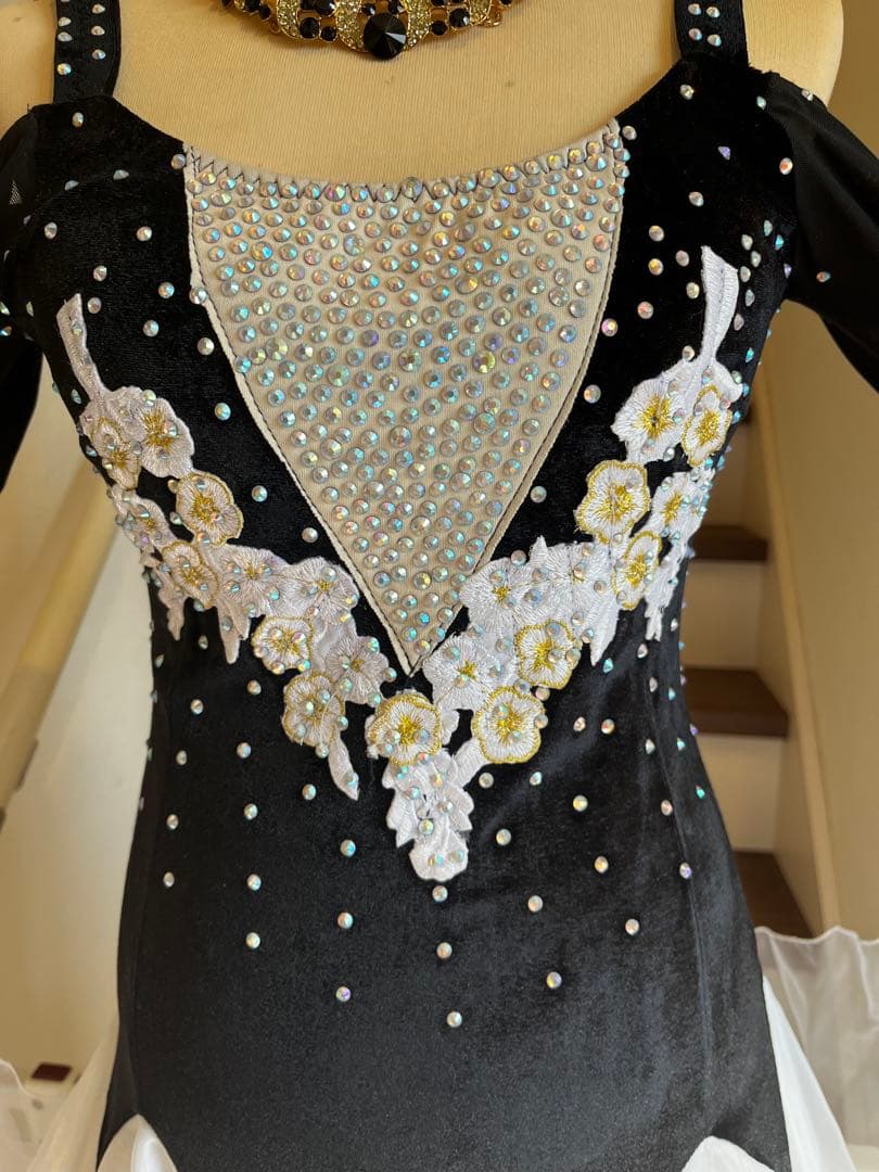 社交ダンス正装スタンダードドレス　M