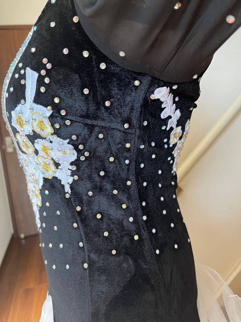 社交ダンス正装スタンダードドレス　M