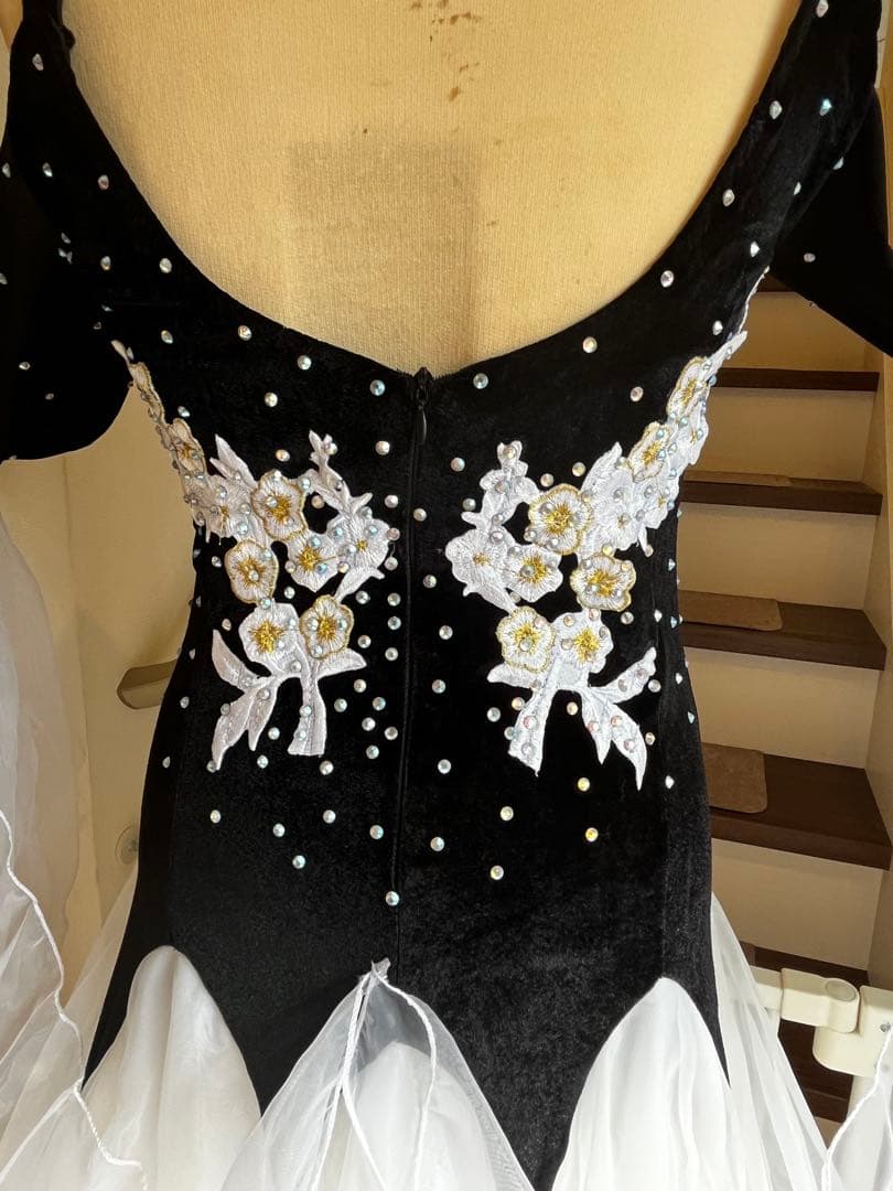 社交ダンス正装スタンダードドレス　M