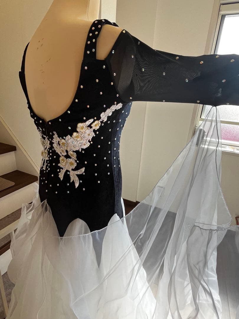 社交ダンス正装スタンダードドレス　M