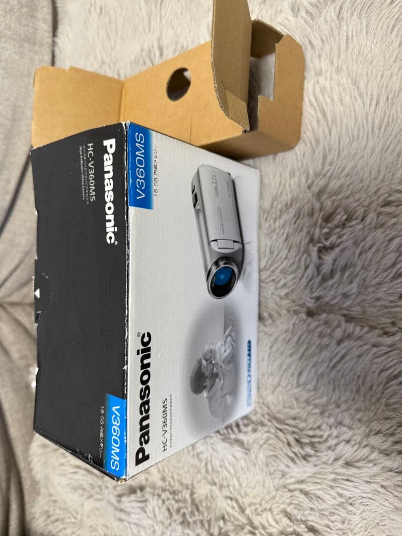Panasonic HC-V360MS　ビデオカメラ 本体 ホワイト 付属品付