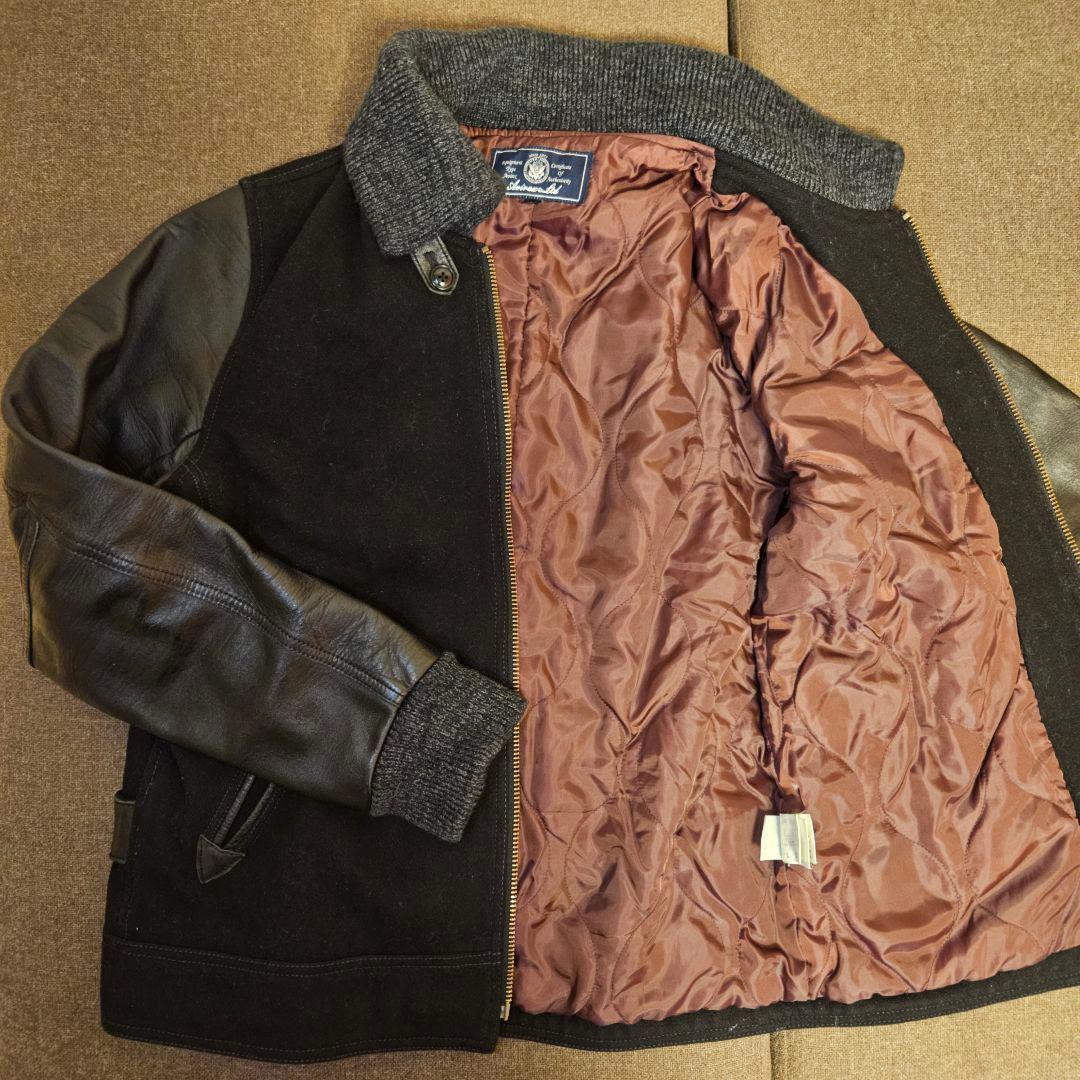 AVIREX 牛革 ドンキーカラーフライトジャケット