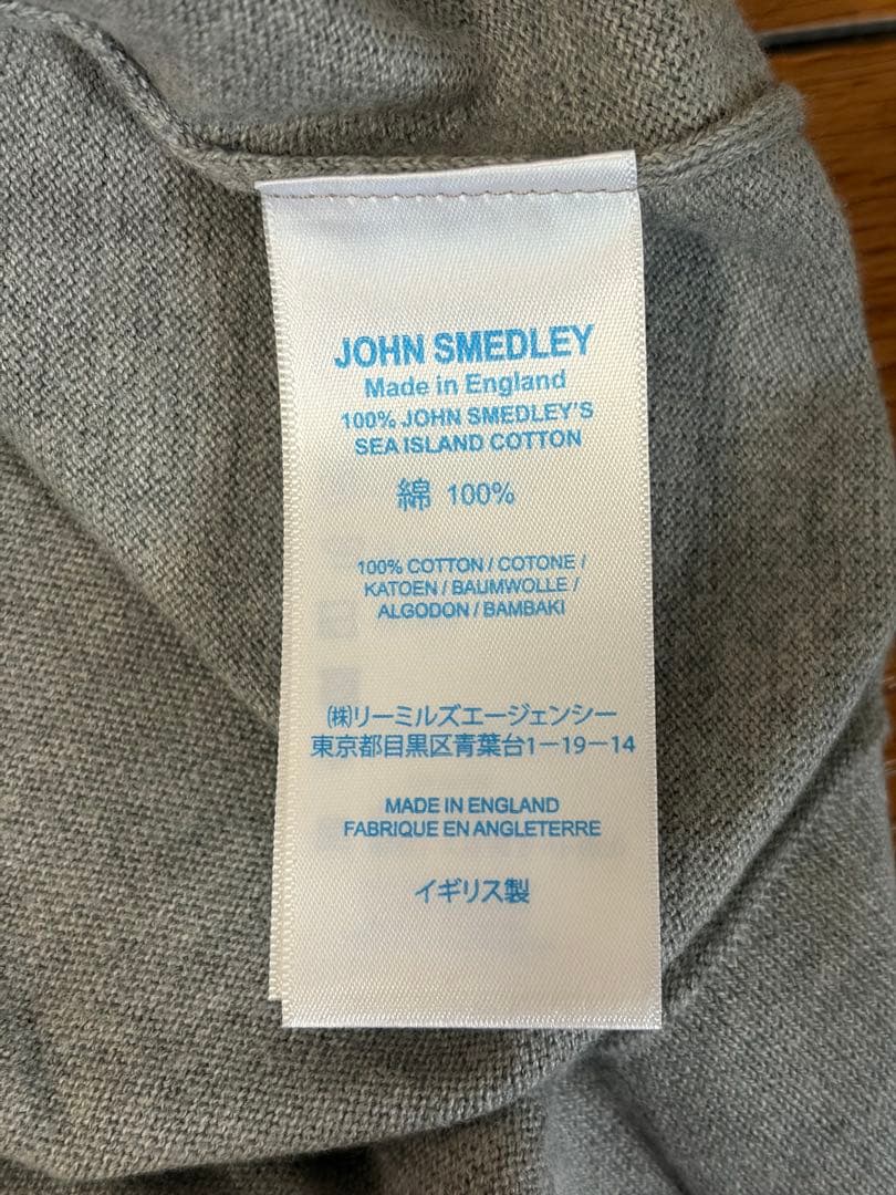 トップス JOHN SMEDLEY COTTON KNIT