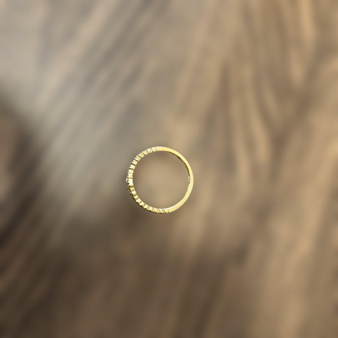 18K ダイヤモンド リング アーカー ペメ 0.10カラット 9号