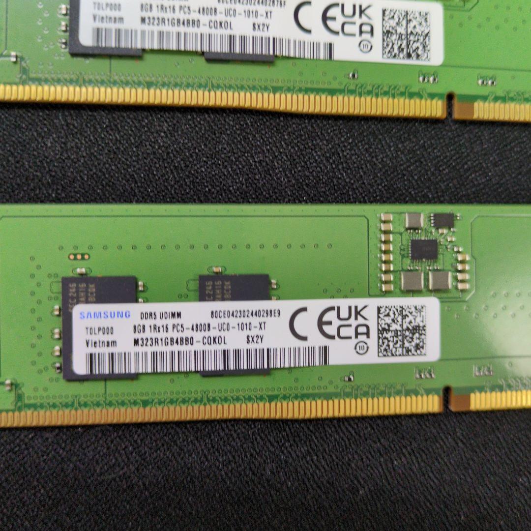 Samsung DDR5-4800 16GB メモリー
