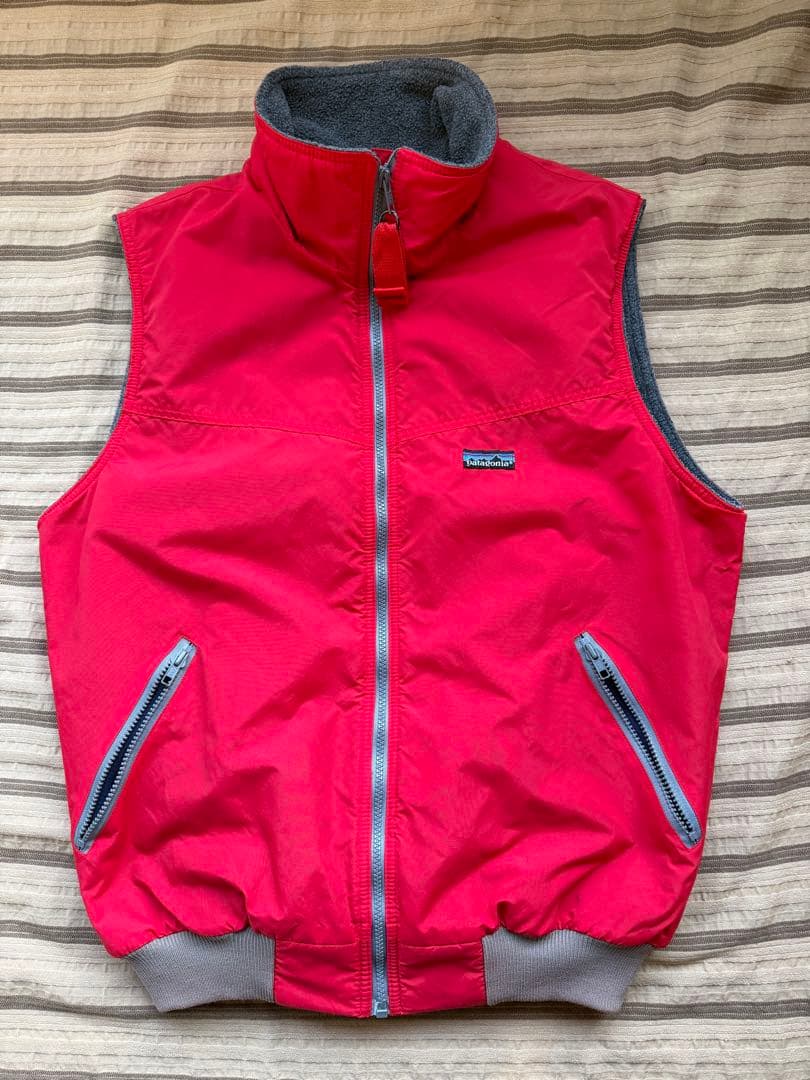 80年代patagonia シェルドシンチラベスト XL 三角タグ