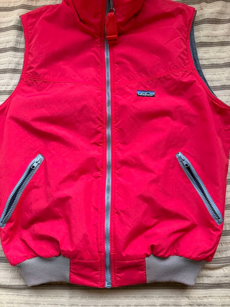 80年代patagonia シェルドシンチラベスト XL 三角タグ