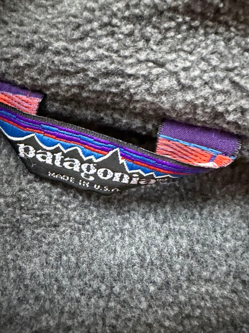 80年代patagonia シェルドシンチラベスト XL 三角タグ