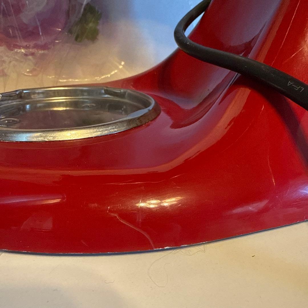 KitchenAid スタンドミキサー 9KSM95ER 赤