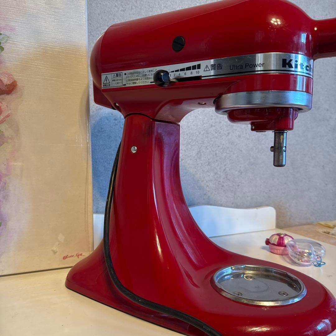 KitchenAid スタンドミキサー 9KSM95ER 赤