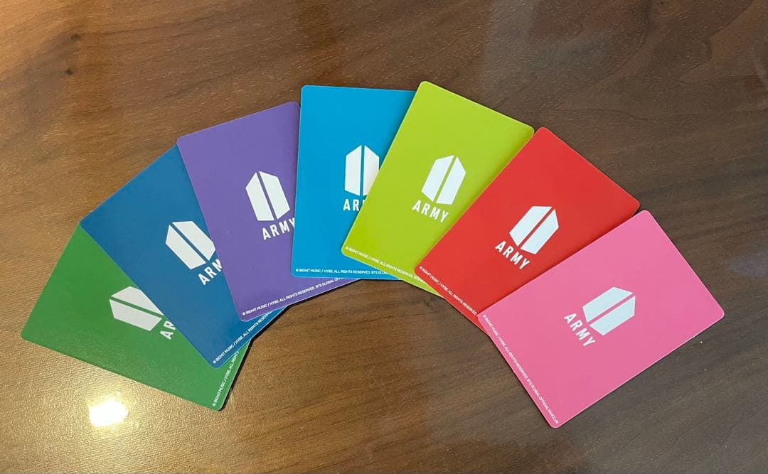 BTS ファンクラブアンケート特典　トレカ