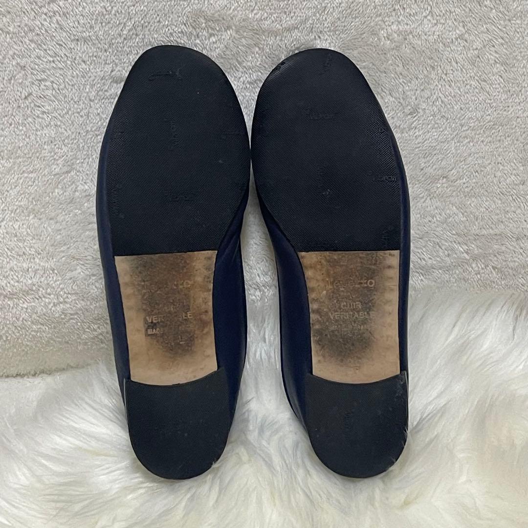 美品　Repetto レペット バレエシューズ ネイビー 39