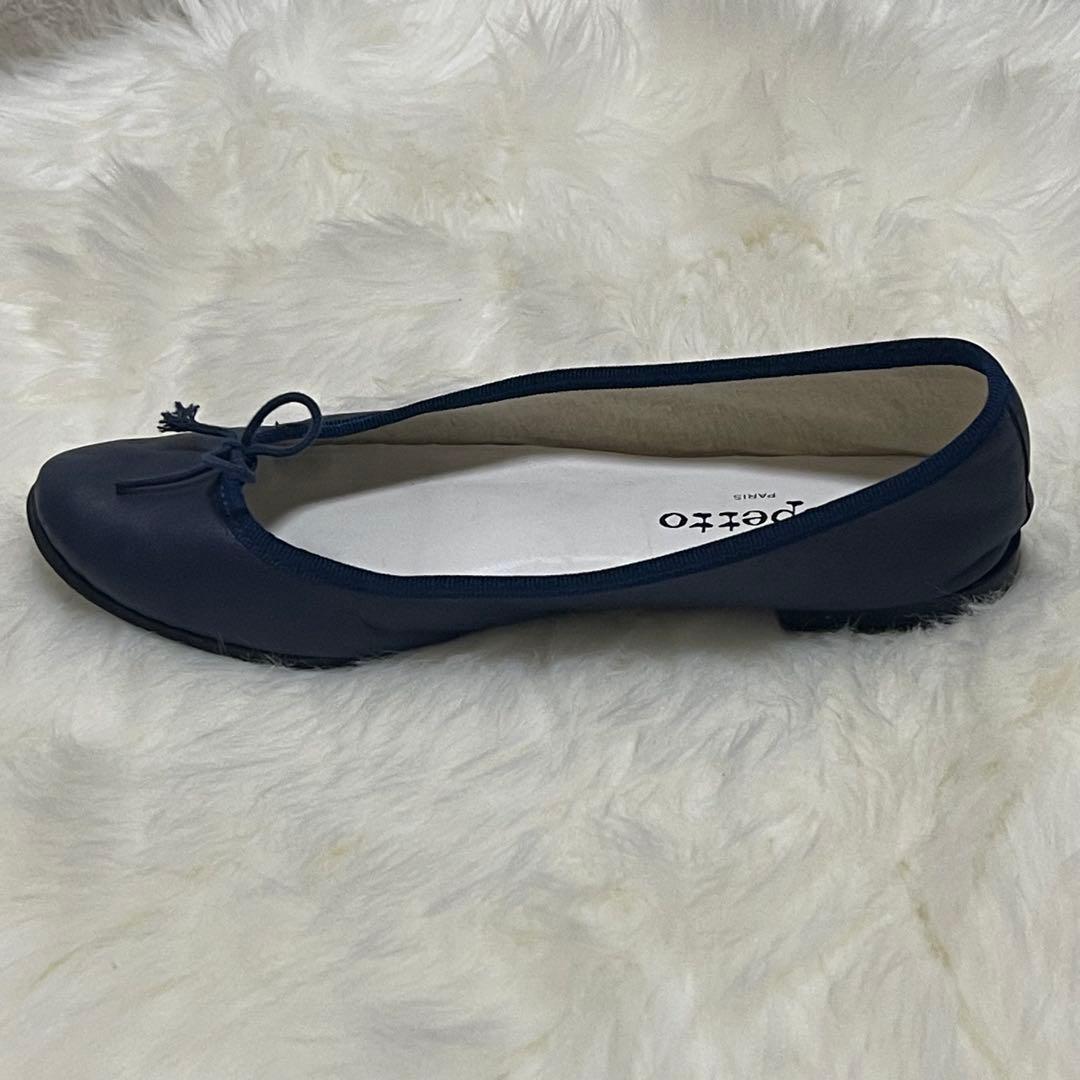 美品　Repetto レペット バレエシューズ ネイビー 39