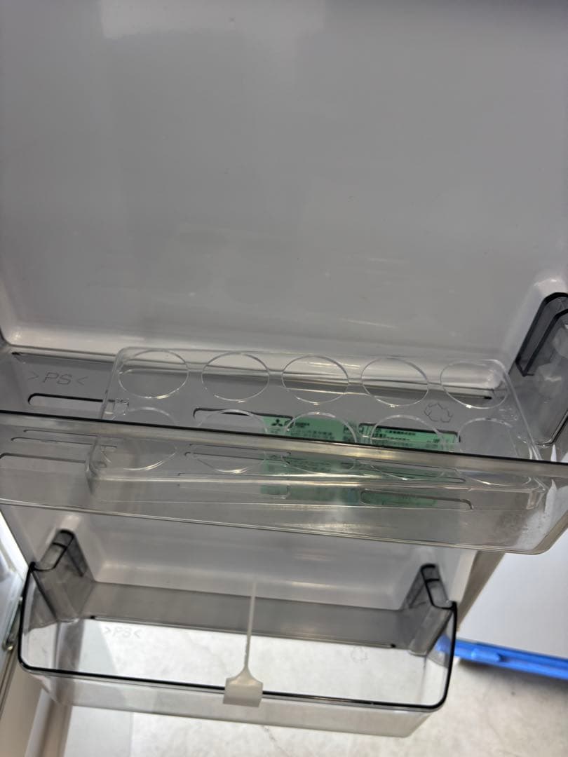 【美品】三菱 ノンフロン冷凍冷蔵庫 MR-P15H-W 2023年製