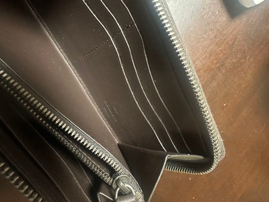 BERLUTI ベルルッティ 正規店購入 長財布 レザーラウンドファスナー