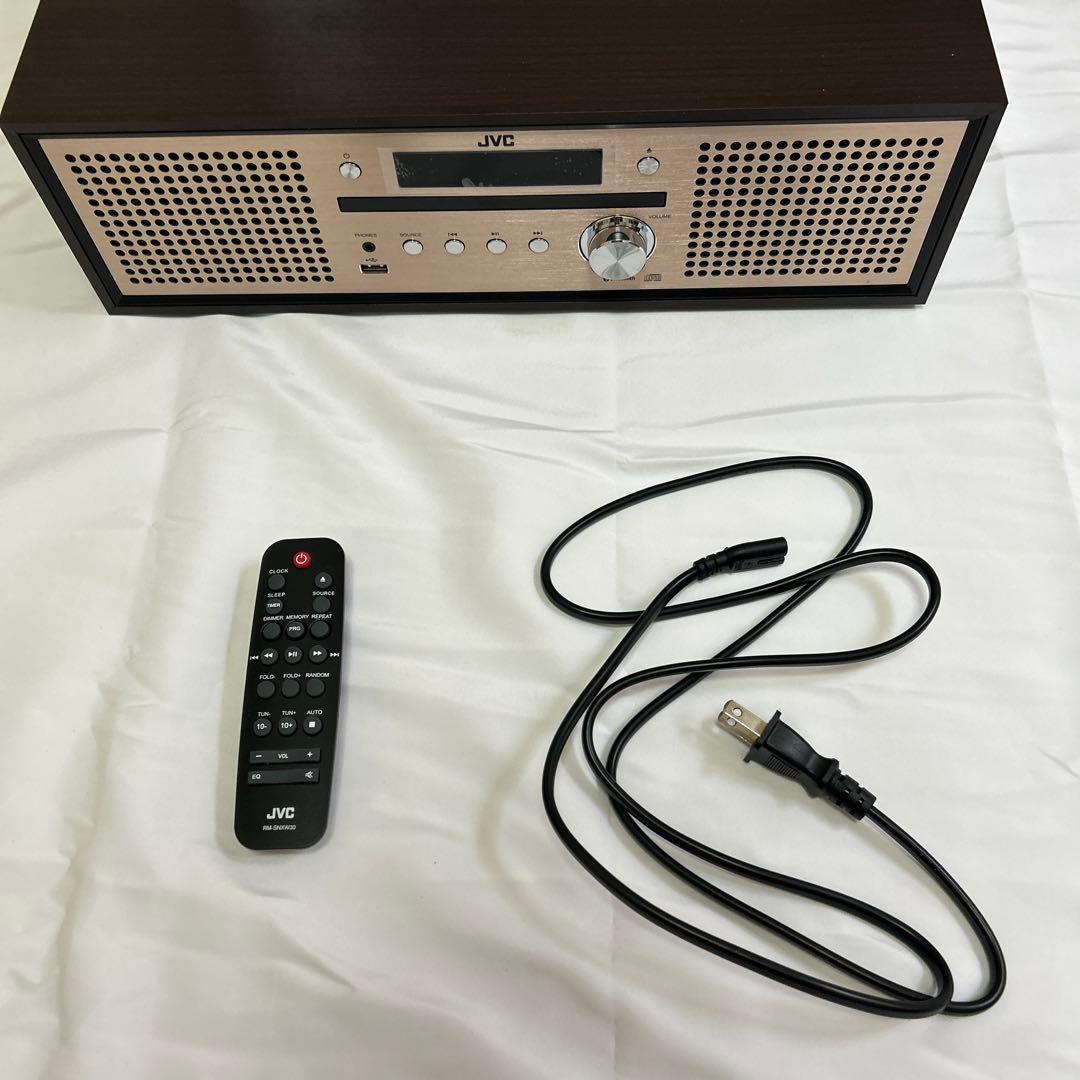 木目調 JVC NX-W30 ミニコンポ 美品 2024製