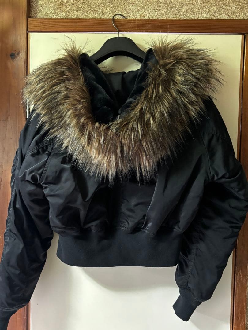 azul by moussyミリタリージャケットN2B黒Sサイズ中古