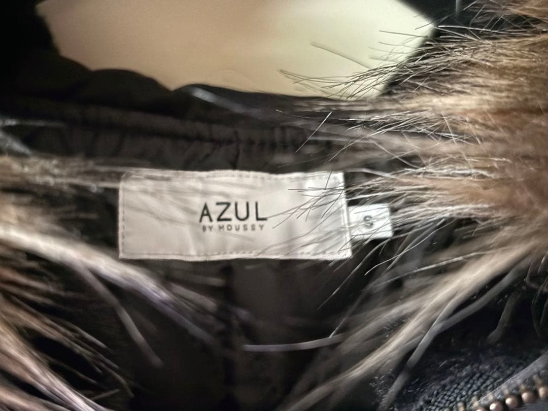 azul by moussyミリタリージャケットN2B黒Sサイズ中古