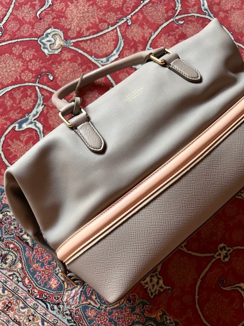 英国王室御用達　SMYTHSON スマイソン　2way レザーボストン