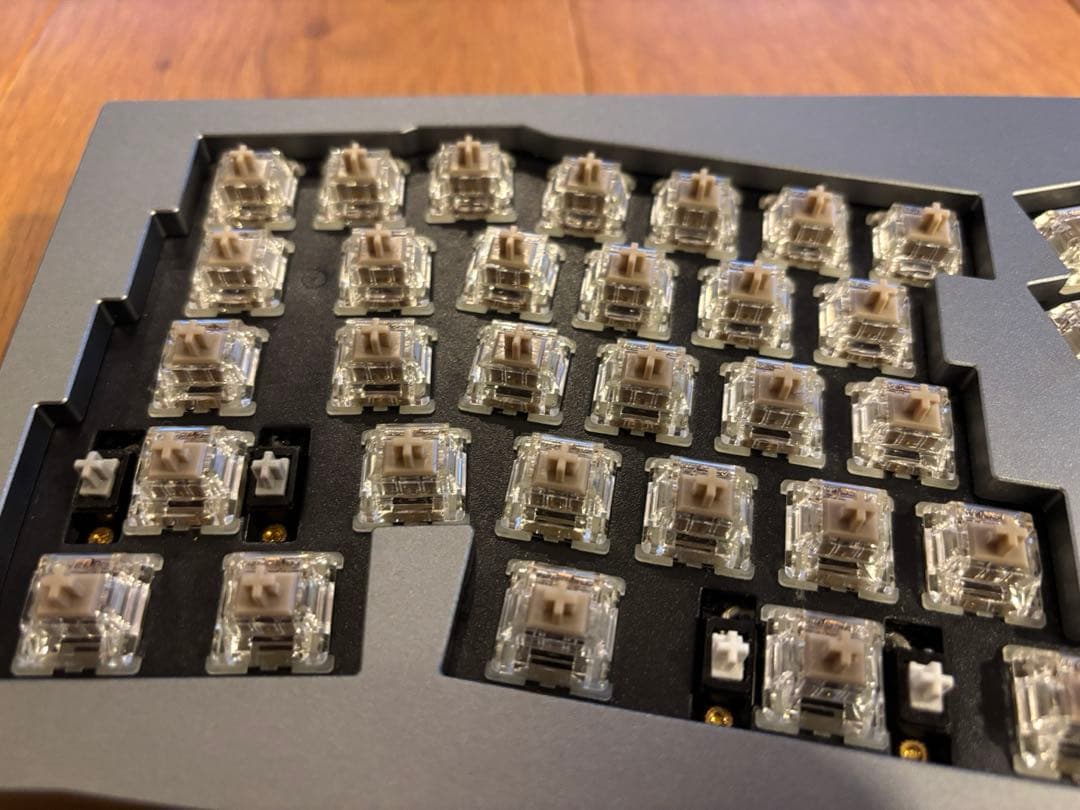 美品 Keychron Q8 Silver Gray アリス配列 有線接続のみ