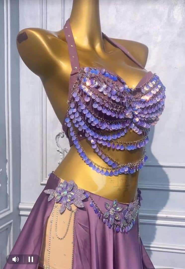 KURIONE SHOP　ベリーダンス衣装 セット 貝殻 オーダーメイド