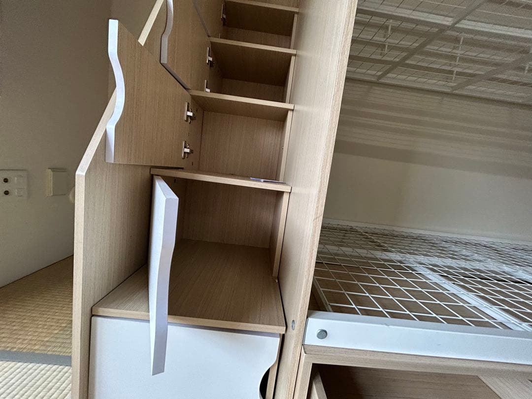 階段&BOX付き2段ベッド ボルトン2