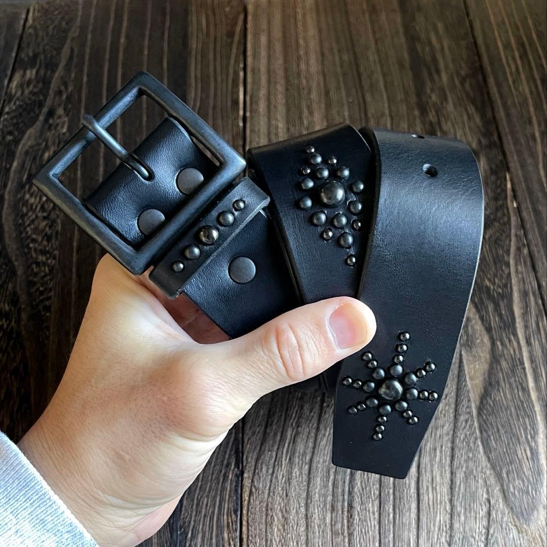 ディッキーズ874専用スタッズベルト　ミッスーリ　真鍮ダール　HTC CALEE