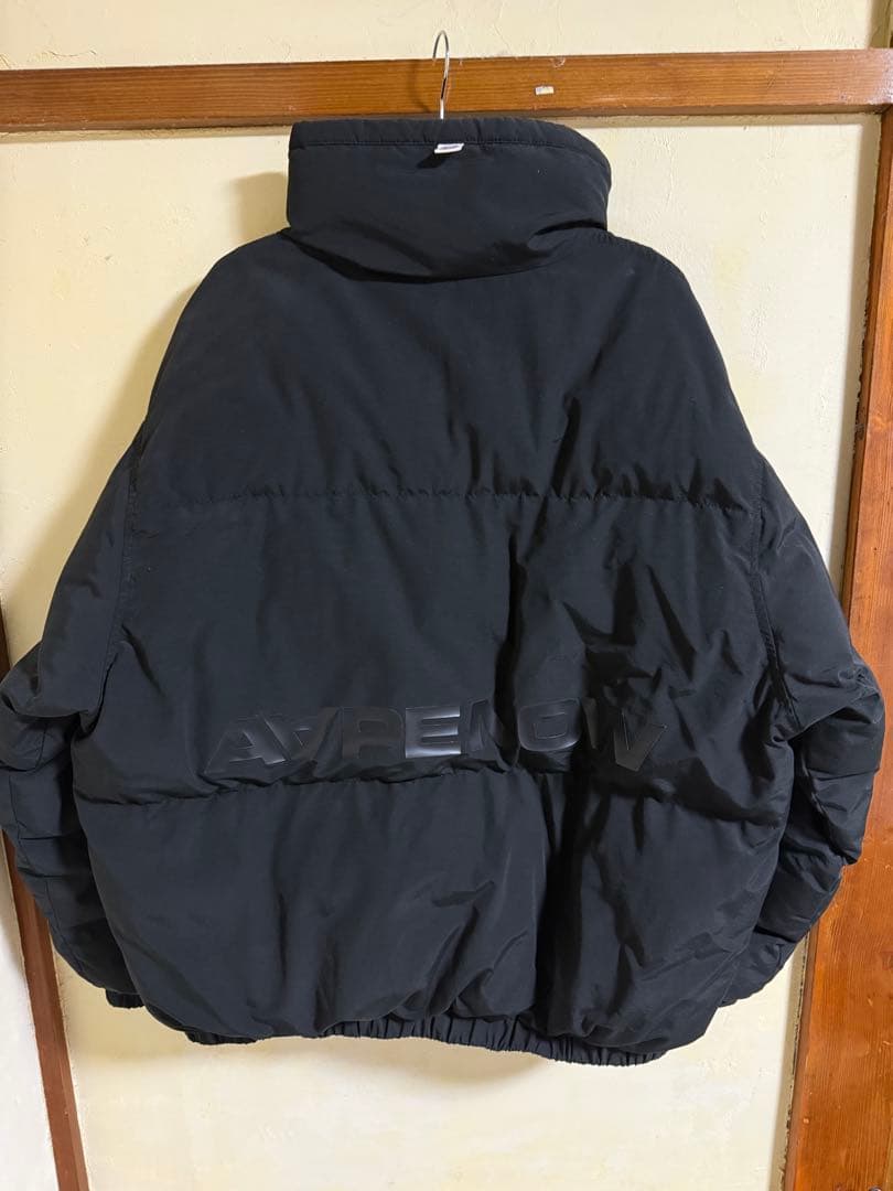 APE ブラック ダウンジャケット Mサイズ