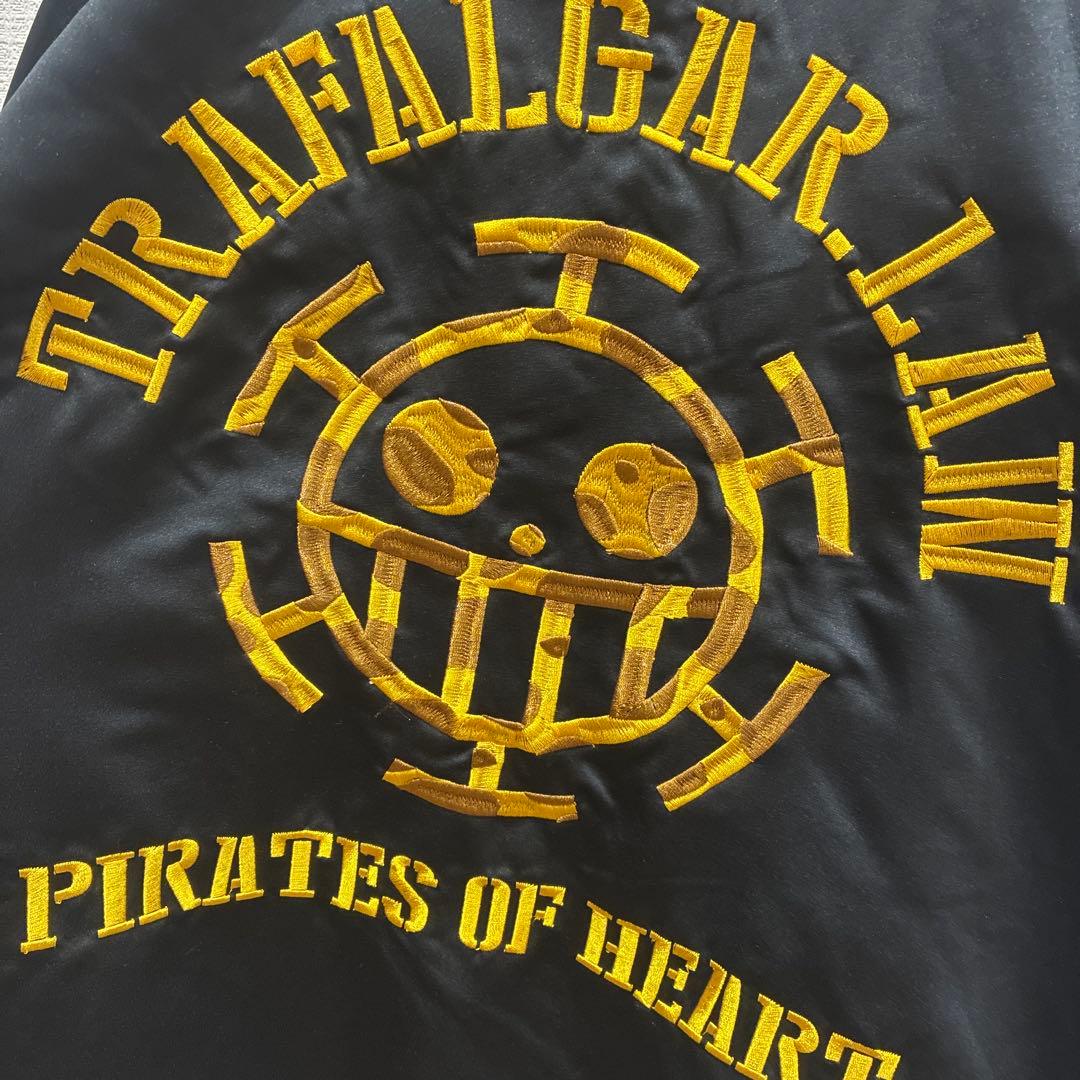 ONE PIECE スカジャン／トラファルガー•ロー 刺繍 美品