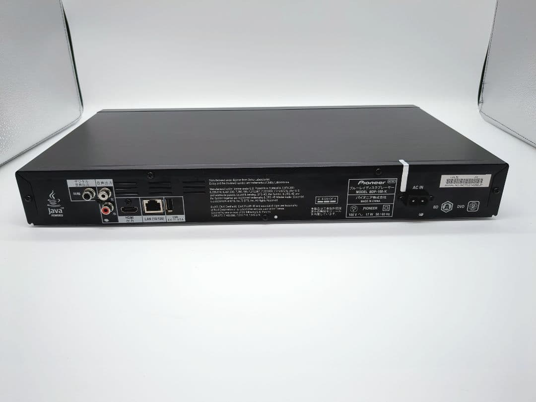 Pioneer BDP-160-K 2014年製 ブルーレイプレーヤー
