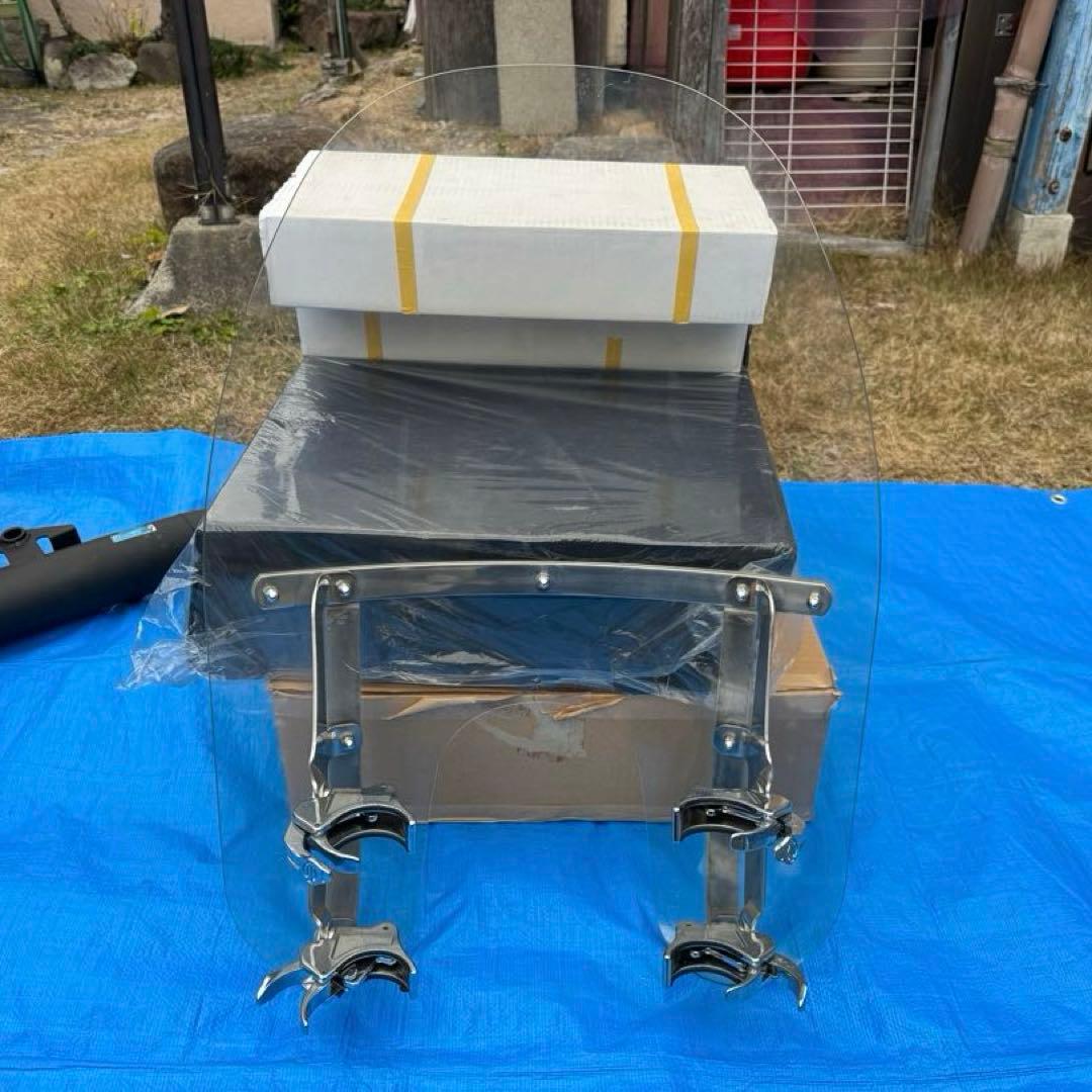 ハーレーダビットソン ダイナ FXDL デタッチャブル 純正ウインドシールド