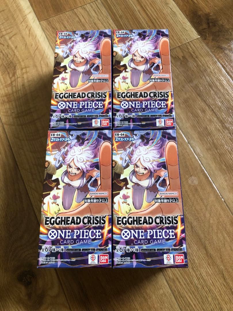 EGGHEAD CRISIS ONE PIECEカードゲーム 4BOX