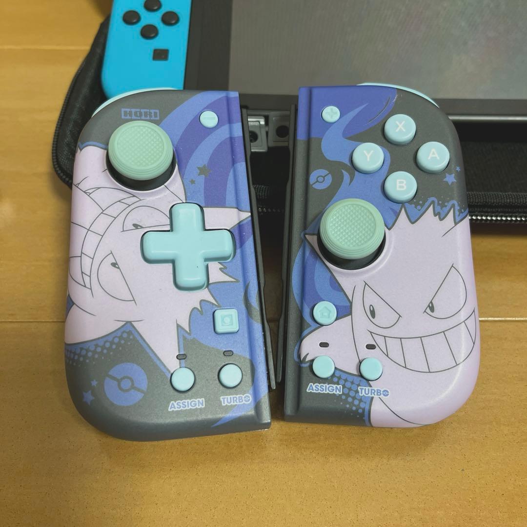 Nintendo Switch ネオンブルー/レッド 本体/HORIコン付き