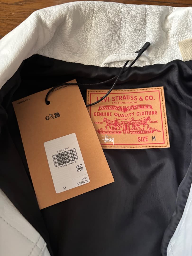 Stussy Levi's レザージャケット