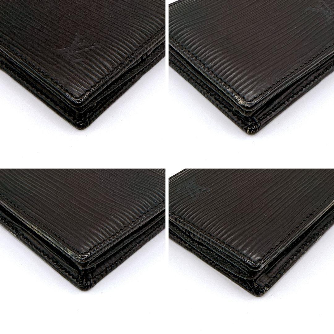 ルイヴィトン M63692 エピ ポルトモネ・ボワット ケース ブラック