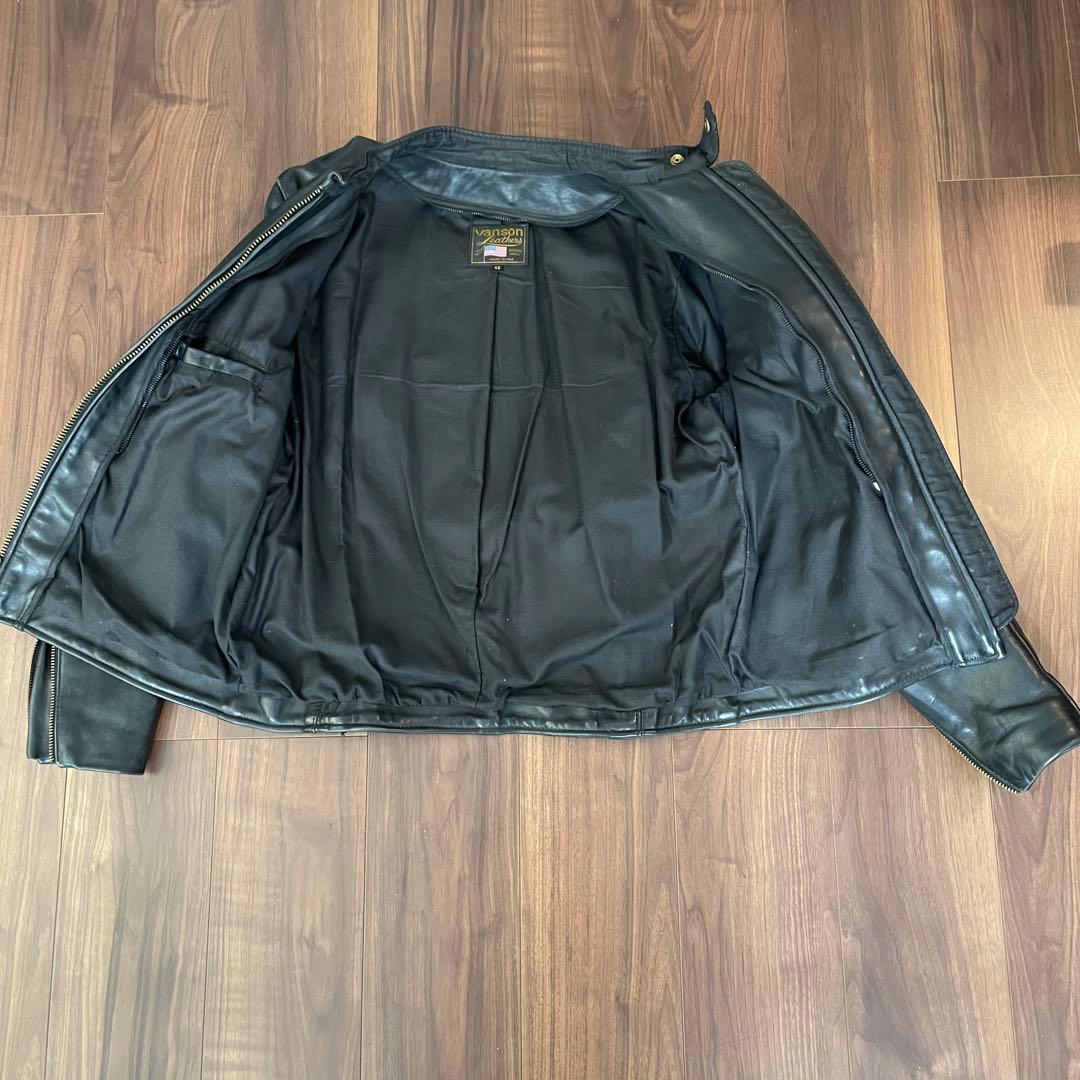 VANSON シングルライダース タイプB 42インチ ライナー無し