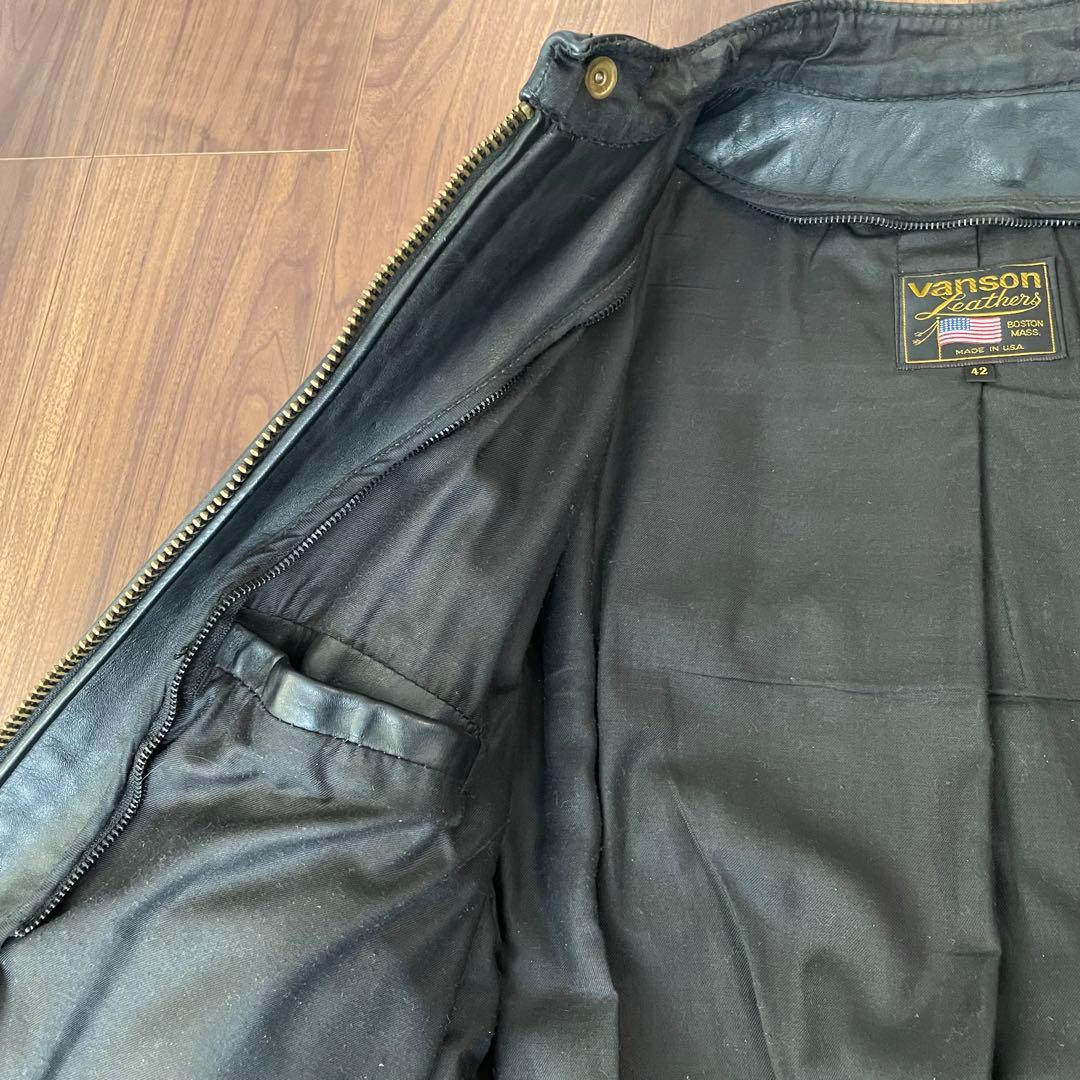 VANSON シングルライダース タイプB 42インチ ライナー無し