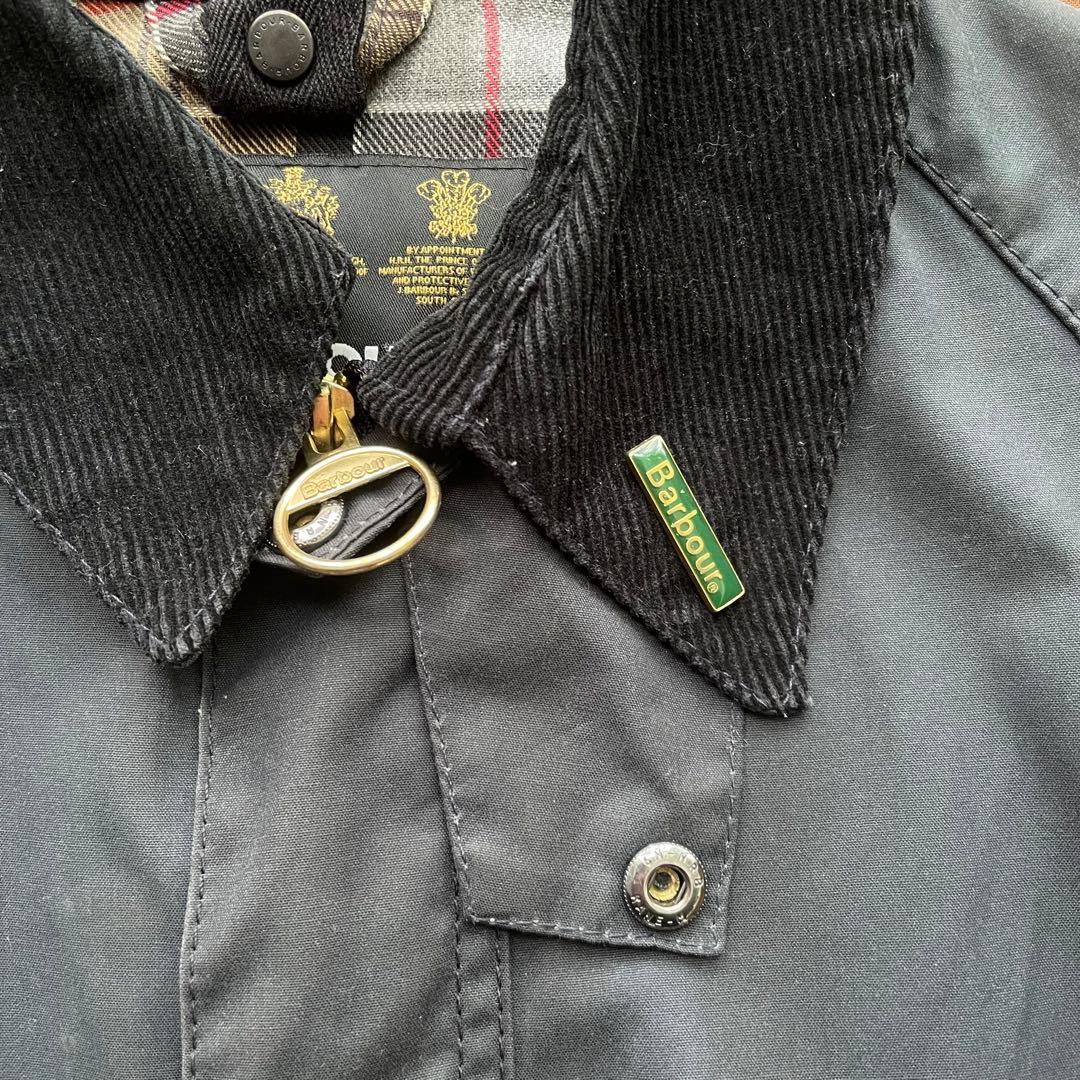 K*O様 Barbour　キッズ　バブアー　ノンオイル　ネイビー　ブラック　XL