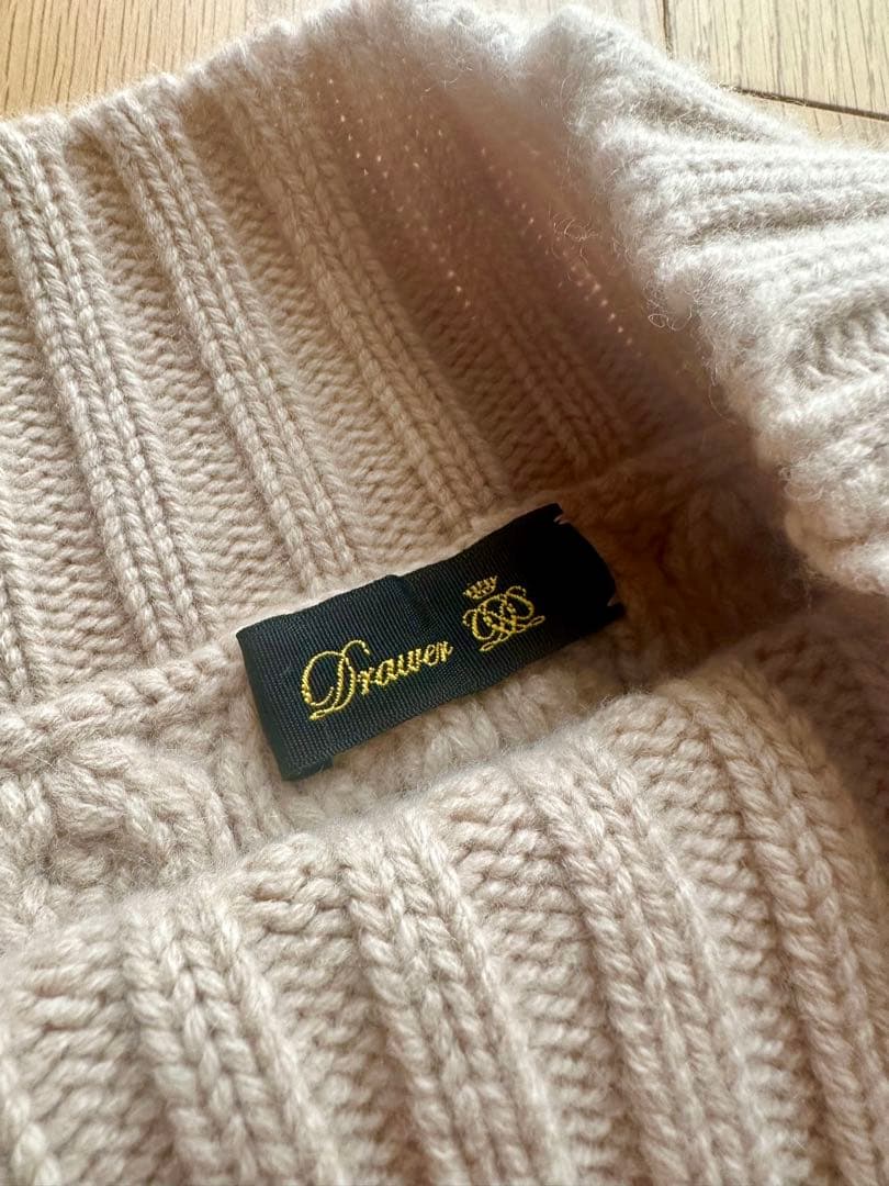 70%OFF⭐︎Drawer ウールカシミヤケーブルニット