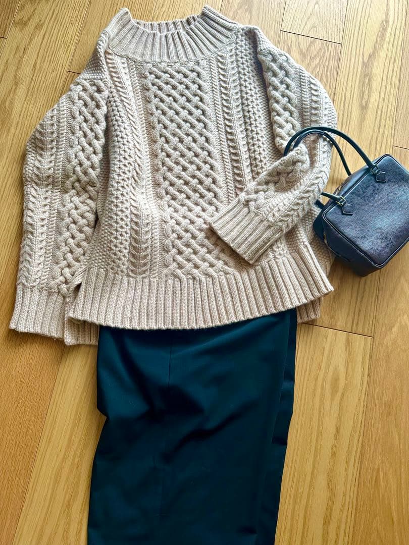 70%OFF⭐︎Drawer ウールカシミヤケーブルニット