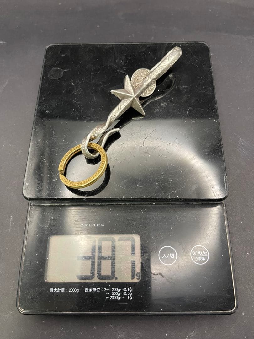 W*C様 シルバー925製 amp japan キーホルダー キーチェーン 真鍮