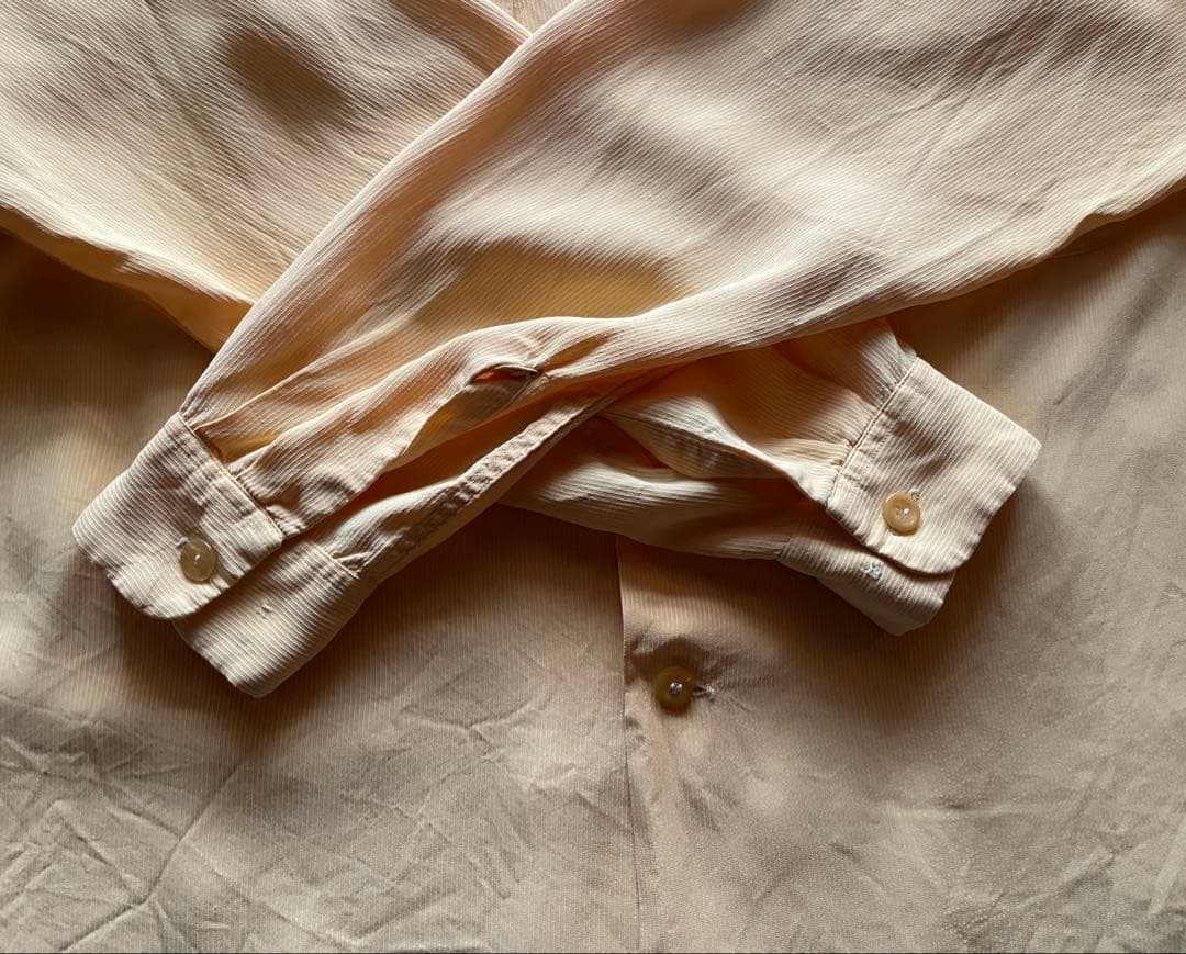 50's Towncraft Pennys レーヨンシャツ レモンイエロー