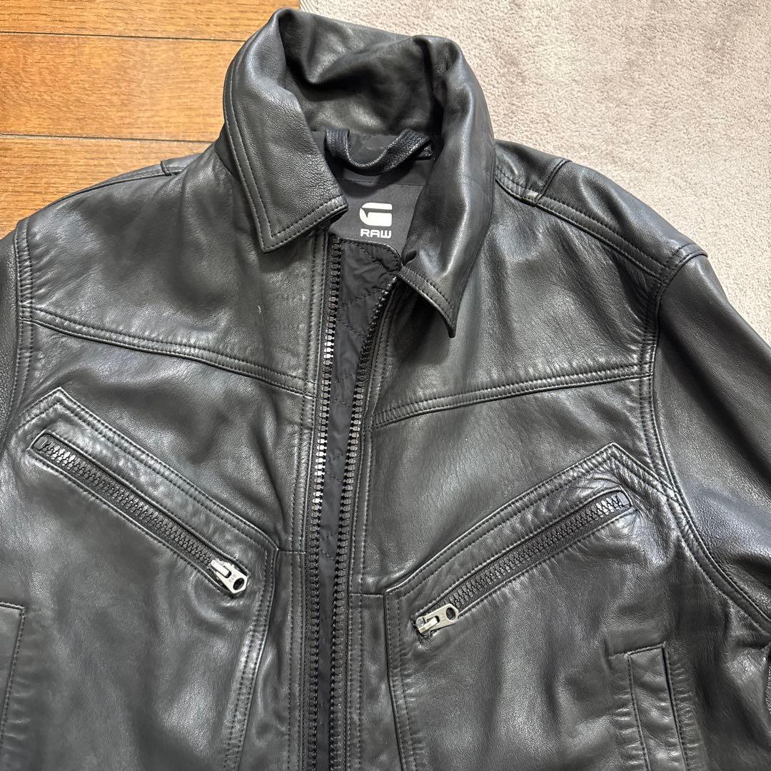 【新品未使用】G-Star RAW FLIGHT LATHER JKT