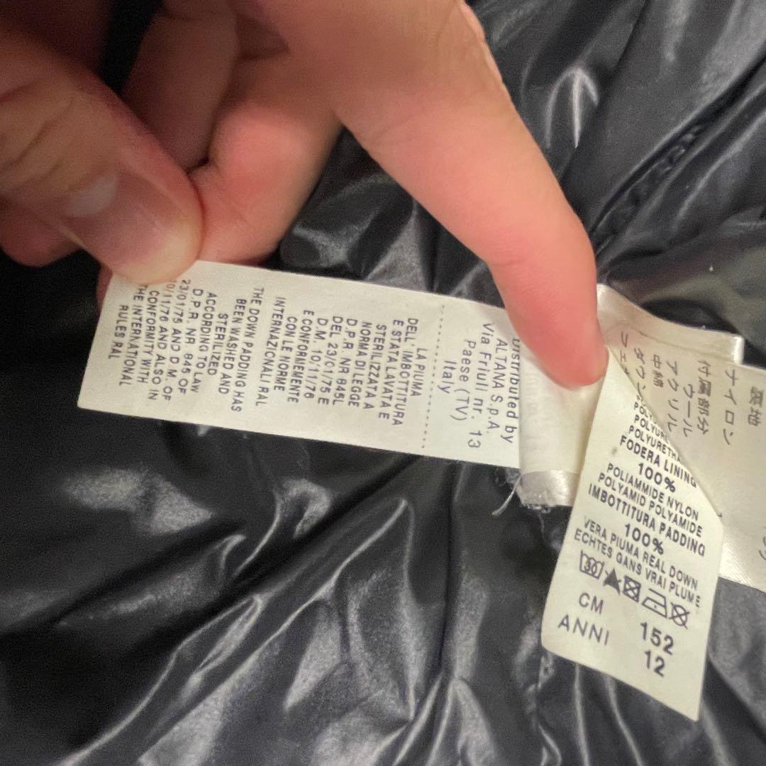 【最終価格】モンクレール　パープル フード付きダウンジャケット