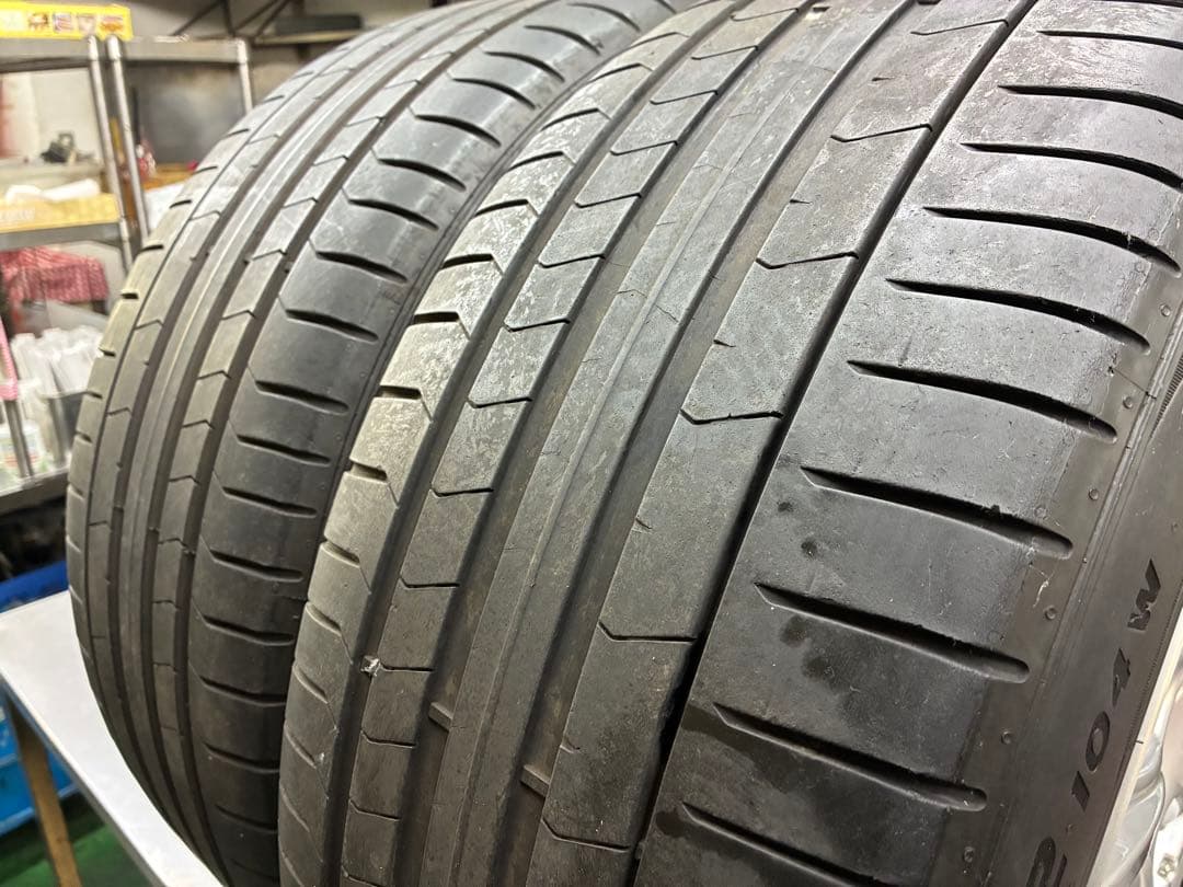 ポルシェカイエン、アウディQ7 22インチ新品ホイールと中古タイヤセット