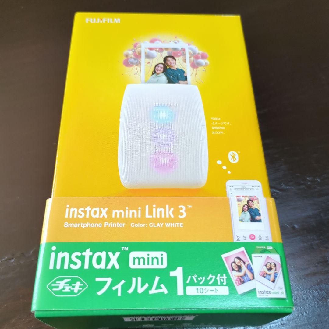 新品FUJIFILM instax mini Link3 チェキフィルム10枚付